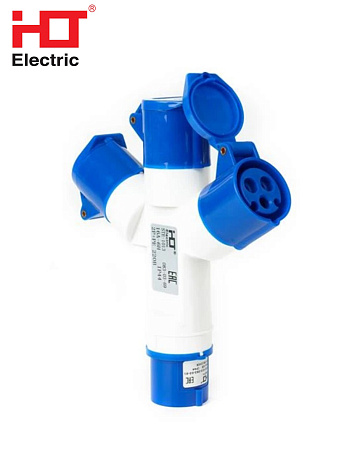 Розетка 1013 2+PE 16А 220В IP44 HLT Розетка 1013 2+PE 16А 220В IP44 HLT
