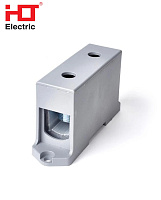 Клеммник КВС 1Р 16-95мм (160А) серая HLT Клеммник КВС 1Р 16-95мм (160А) серая HLT