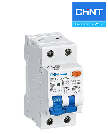 Дифавтомат NB1L 1P+N 25А 30mA (10кА) CHINT Дифавтомат NB1L 1P+N 25А 30mA (10кА) CHINT
