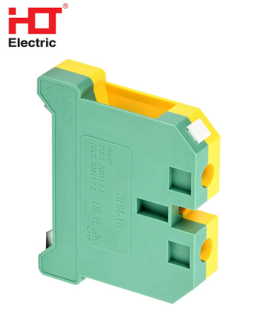 Клеммник наборный ЗНИ-35 PEN (желто-зеленый) Клеммник наборный ЗНИ-35 PEN (желто-зеленый)