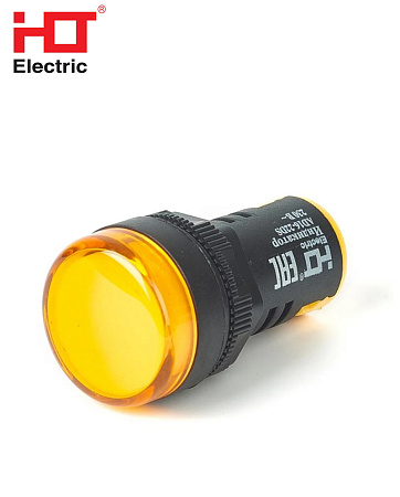 Светосигнальная арматура AD16-22DS 220В желтая HLT Светосигнальная арматура AD16-22DS 220В желтая HLT