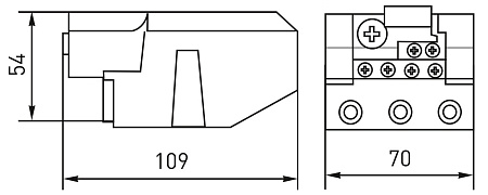 Реле тепловое РТ-3363 (63-80А) SHCET Реле тепловое РТ-3363 (63-80А) SHCET