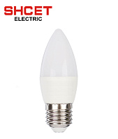 Лампа LED CET-023 7Вт Е27 3000К Свеча SHCET Лампа LED CET-023 7Вт Е27 3000К Свеча SHCET