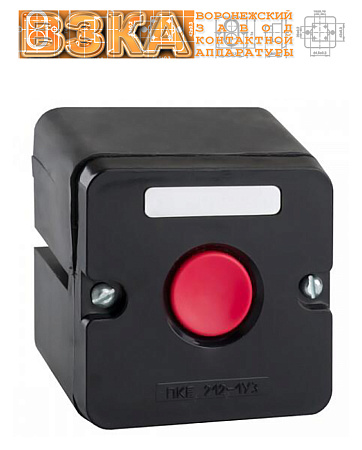 Пост кнопочный ПКЕ 212-1 (1з+1р) Пост кнопочный ПКЕ 212-1 (1з+1р)