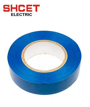 Изолента ПВХ 19х20м синяя SHCET Изолента ПВХ 19х20м синяя SHCET
