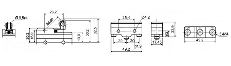 Микропереключатель Z-15GW22-B Микропереключатель Z-15GW22-B