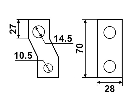 Расширительные пластины для ВА57-39 габ.400 Расширительные пластины для ВА57-39 габ.400