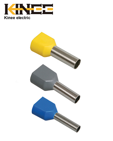 Наконечники-гильзы ТЕ1508 на 2 провода Kinee Наконечники-гильзы ТЕ1508 на 2 провода Kinee