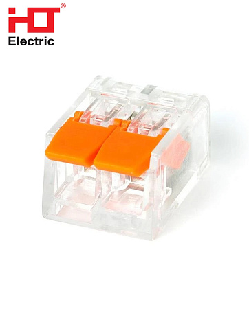 Клемма рычажковая КРУ-412 (0.5-4мм) Клемма рычажковая КРУ-412 (0.5-4мм)