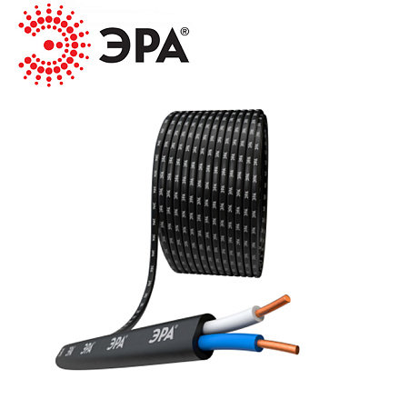 Кабель ВВГ-Пнг(А)-LS 2х1.5мм2 100м (черный) ЭРА Кабель ВВГ-Пнг(А)-LS 2х1.5мм2 100м (черный) ЭРА