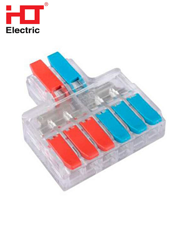 Клемма разв. LT-626 (0.5-6мм, 32А) (упк.3шт) HLT Клемма разв. LT-626 (0.5-6мм, 32А) (упк.3шт) HLT