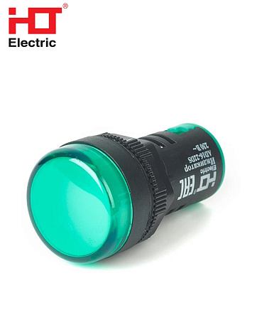 Светосигнальная арматура AD16-22DS 24В зеленая HLT Светосигнальная арматура AD16-22DS 24В зеленая HLT