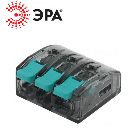 Соединительная клемма СМК-413 (0.5-4мм) ЭРА Соединительная клемма СМК-413 (0.5-4мм) ЭРА