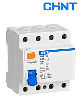 УЗО NXL-63 4P 32A 30mA (6kA) АС АХ CHINT УЗО NXL-63 4P 32A 30mA (6kA) АС АХ CHINT