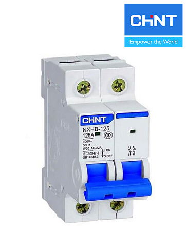Выключатель нагрузки NXHB-125 2P 40A Выключатель нагрузки NXHB-125 2P 40A