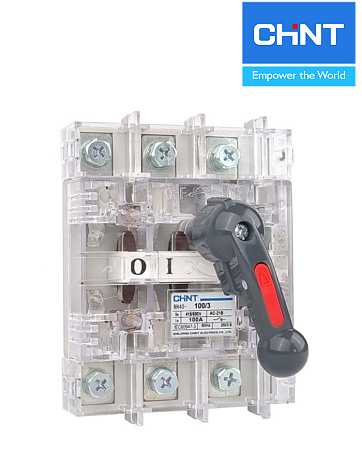 Bыключатель-разъединитель NH40- 100/3 3P 100А CHINT Bыключатель-разъединитель NH40- 100/3 3P 100А CHINT