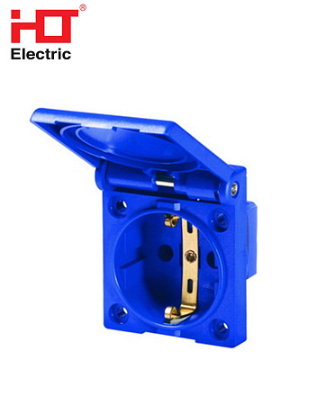 Розетка РП10-3 скрытая с крышкой IP44 16А 2Р+РЕ Розетка РП10-3 скрытая с крышкой IP44 16А 2Р+РЕ